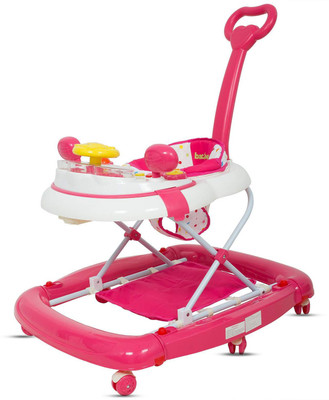 

Baybee Musical Walker & Rocker With Parent Rod(Pink)