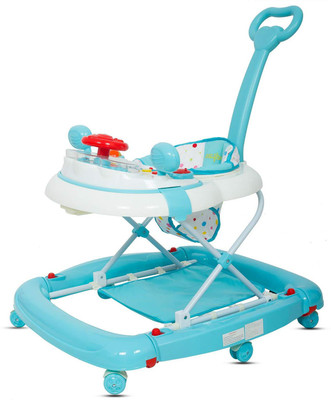 

Baybee Musical Walker & Rocker With Parent Rod(Blue)
