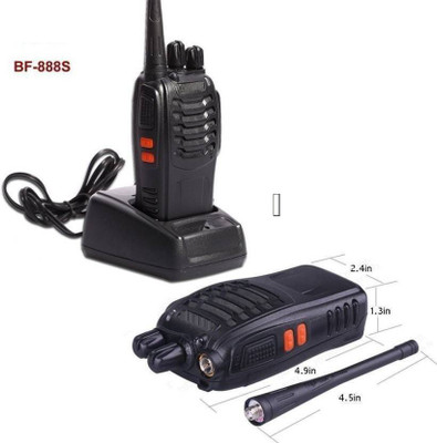 

RFV1 (tm) BF-888S UHF 400-470MHz CTCSS/DCS with Earpiece Handheld Amateur Radio Tranceiver Walkie Talkie Two Way Radio Long Range Black 2 Pack Walkie Talkie(Black)