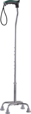 

Tynor Quadripod Walking Stick - Universal(Silver