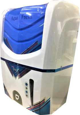 

Aqua Fresh crux blue ro+uv+uf+tds+mineral 15 L 15 L RO + UV + UF + TDS Water Purifier(White, Blue), Blue;white