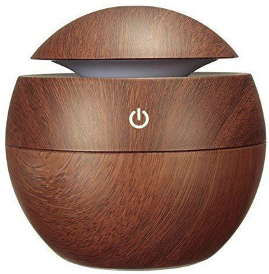 

Foolzy 130mL Wood Grain Humidifier, Air Purify,Portable Ultrasonic Mini Cool Mist Humidifier for Home, Office, Bedroom Room, Study, Yoga, Beauty Salon Portable Room Air Purifier(Brown)