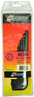 BONDHUS 48386 Allen Key Set