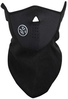 KAROBAR Black Bike Face Mask for Boys & Girls(Size: Free,  Balaclava)
