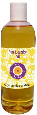 

Deve Herbes Pure Liquorice (Licorice) Oil (Glycyrrhiza glabra) 100% Natural Therapeutic Grade(200 ml)