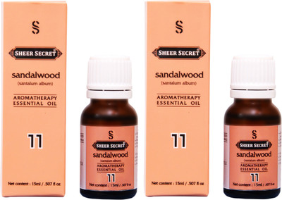 

SHEER SECRET SANDALWOOD ESSENTIAL OIL (15ML EACH)(30 ml)