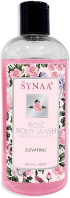 

Synaa Rose Body wash - Natural Body wash Enriched with Pure Rose Oil Aloe Vera & Vitamin E Ayurvedic Formula for All Skin Type - 400 ML(400 ml)