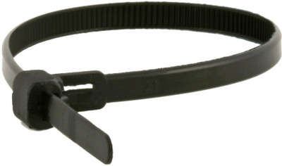 

C&E TV-out Cable Releasable cable tie 6 inch 50LBS, 100pcs/Pack - Black(Black, For Computer)