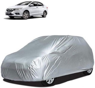 A+ RAIN PROOF Car Cover For Honda City ZX (Without Mirror Pockets)(Silver)