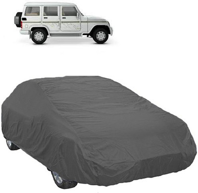 A+ RAIN PROOF Car Cover For Mahindra Bolero (Without Mirror Pockets)(Grey)