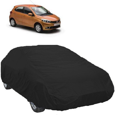 A+ RAIN PROOF Car Cover For Tata Tiago (Without Mirror Pockets)(Black)