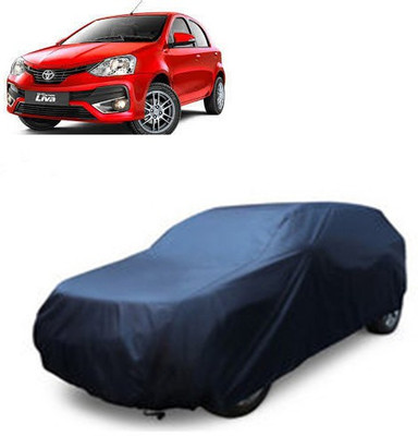 A+ RAIN PROOF Car Cover For Toyota Etios Liva (Without Mirror Pockets)(Blue)