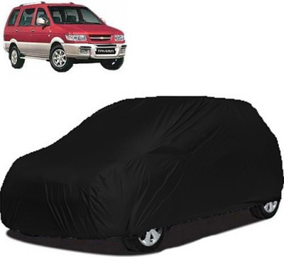 A+ RAIN PROOF Car Cover For Chevrolet Tavera (Without Mirror Pockets)(Black)
