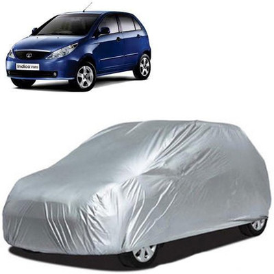A+ RAIN PROOF Car Cover For Tata Vista (Without Mirror Pockets)(Silver)