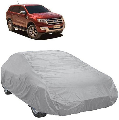 A+ RAIN PROOF Car Cover For Ford Endeavour (Without Mirror Pockets)(Silver)