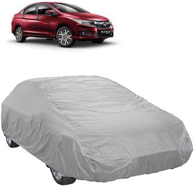 A+ RAIN PROOF Car Cover For Honda City i-Vtec (Without Mirror Pockets)(Silver)