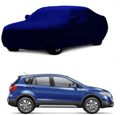 BS AUTO Car Cover For Maruti Suzuki S-Cross (With Mirror Pockets)(Blue)