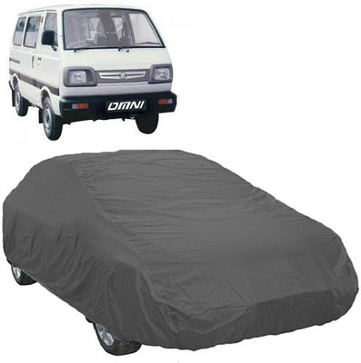 A+ RAIN PROOF Car Cover For Maruti Suzuki Omni (Without Mirror Pockets)(Grey)