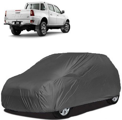 A+ RAIN PROOF Car Cover For Tata Xenon (Without Mirror Pockets)(Grey)