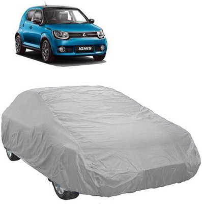A+ RAIN PROOF Car Cover For Maruti Suzuki Ignis (Without Mirror Pockets)(Silver)