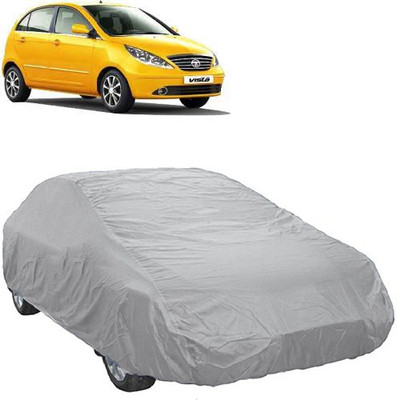 A+ RAIN PROOF Car Cover For Tata Vista Tech (Without Mirror Pockets)(Silver)