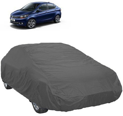A+ RAIN PROOF Car Cover For Tata Tigor (Without Mirror Pockets)(Grey)