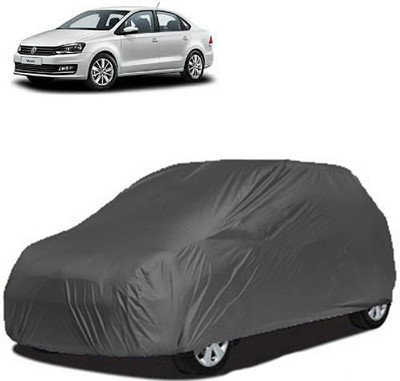 A+ RAIN PROOF Car Cover For Volkswagen Vento (Without Mirror Pockets)(Grey)
