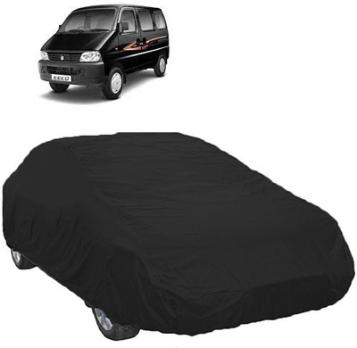 A+ RAIN PROOF Car Cover For Maruti Suzuki Eeco (Without Mirror Pockets)(Black)