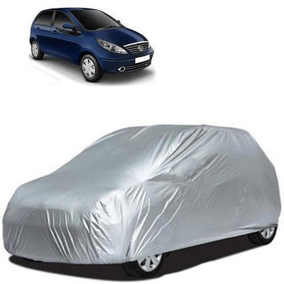 A+ RAIN PROOF Car Cover For Tata Indica Vista (Without Mirror Pockets)(Silver)
