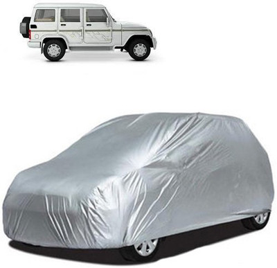 A+ RAIN PROOF Car Cover For Mahindra Bolero (Without Mirror Pockets)(Silver)