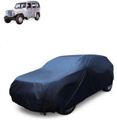 A+ RAIN PROOF Car Cover For Mahindra Marshal (Without Mirror Pockets)(Blue)