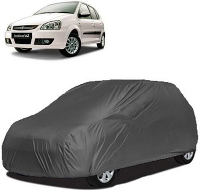 A+ RAIN PROOF Car Cover For Tata Indica V2 (Without Mirror Pockets)(Grey)
