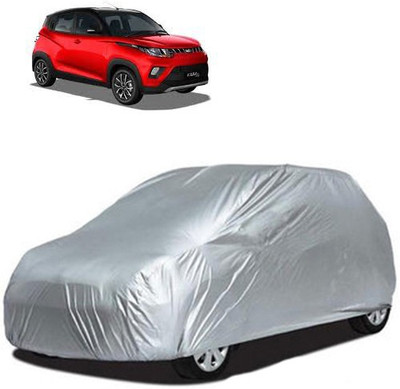 A+ RAIN PROOF Car Cover For Mahindra KUV100 (Without Mirror Pockets)(Silver)