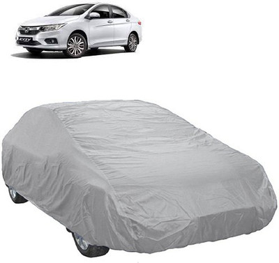 A+ RAIN PROOF Car Cover For Honda City ZX (Without Mirror Pockets)(Silver)