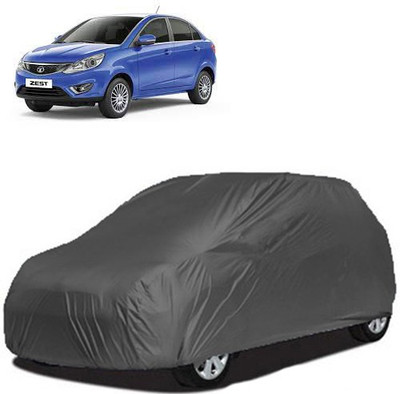 A+ RAIN PROOF Car Cover For Tata Zest (Without Mirror Pockets)(Grey)