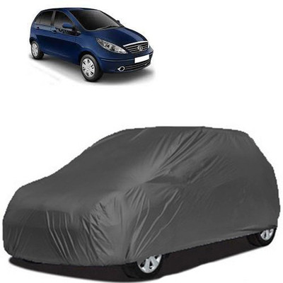 A+ RAIN PROOF Car Cover For Tata Indica Vista (Without Mirror Pockets)(Grey)