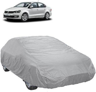 A+ RAIN PROOF Car Cover For Volkswagen Vento (Without Mirror Pockets)(Silver)