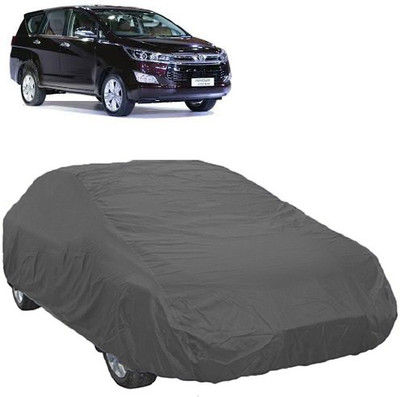 A+ RAIN PROOF Car Cover For Toyota Innova Crysta (Without Mirror Pockets)(Grey)