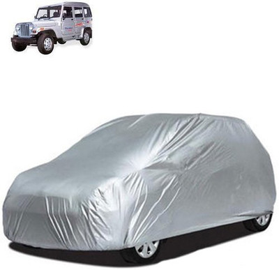 A+ RAIN PROOF Car Cover For Mahindra Marshal (Without Mirror Pockets)(Silver)