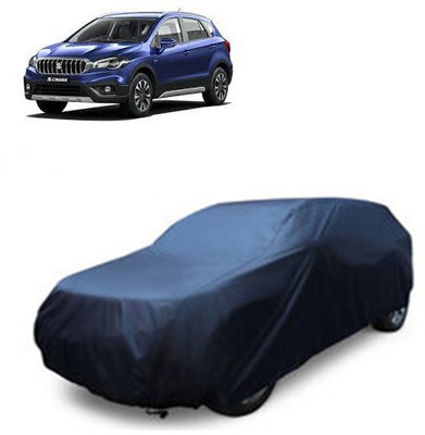 A+ RAIN PROOF Car Cover For Maruti Suzuki S-Cross (Without Mirror Pockets)(Blue)