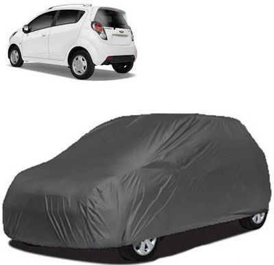 A+ RAIN PROOF Car Cover For Chevrolet Beat (Without Mirror Pockets)(Grey)