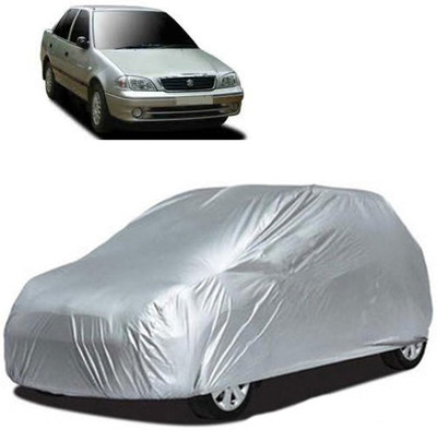 A+ RAIN PROOF Car Cover For Maruti Suzuki Esteem (Without Mirror Pockets)(Silver)