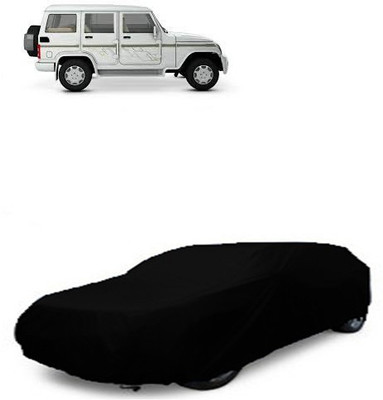 A+ RAIN PROOF Car Cover For Mahindra Bolero (Without Mirror Pockets)(Black)