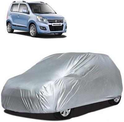 A+ RAIN PROOF Car Cover For Maruti Suzuki Wagon R 1.0 (Without Mirror Pockets)(Silver)