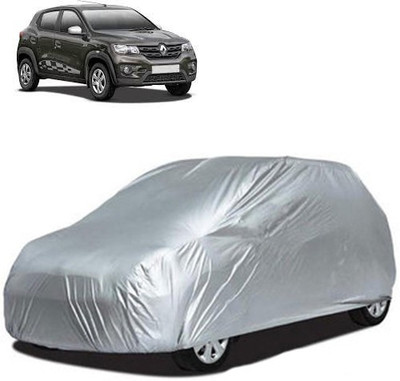 A+ RAIN PROOF Car Cover For Renault Kwid (Without Mirror Pockets)(Silver)