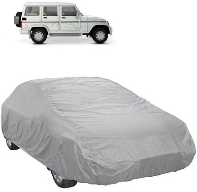 A+ RAIN PROOF Car Cover For Mahindra Bolero (Without Mirror Pockets)(Silver)