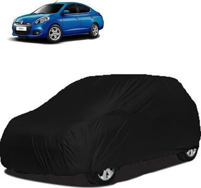 A+ RAIN PROOF Car Cover For Renault Scala (Without Mirror Pockets)(Black)