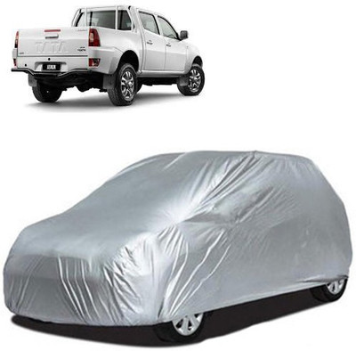 A+ RAIN PROOF Car Cover For Tata Xenon (Without Mirror Pockets)(Silver)