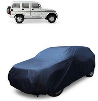 A+ RAIN PROOF Car Cover For Mahindra Bolero (Without Mirror Pockets)(Blue)