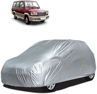A+ RAIN PROOF Car Cover For Toyota Qualis (Without Mirror Pockets)(Silver)